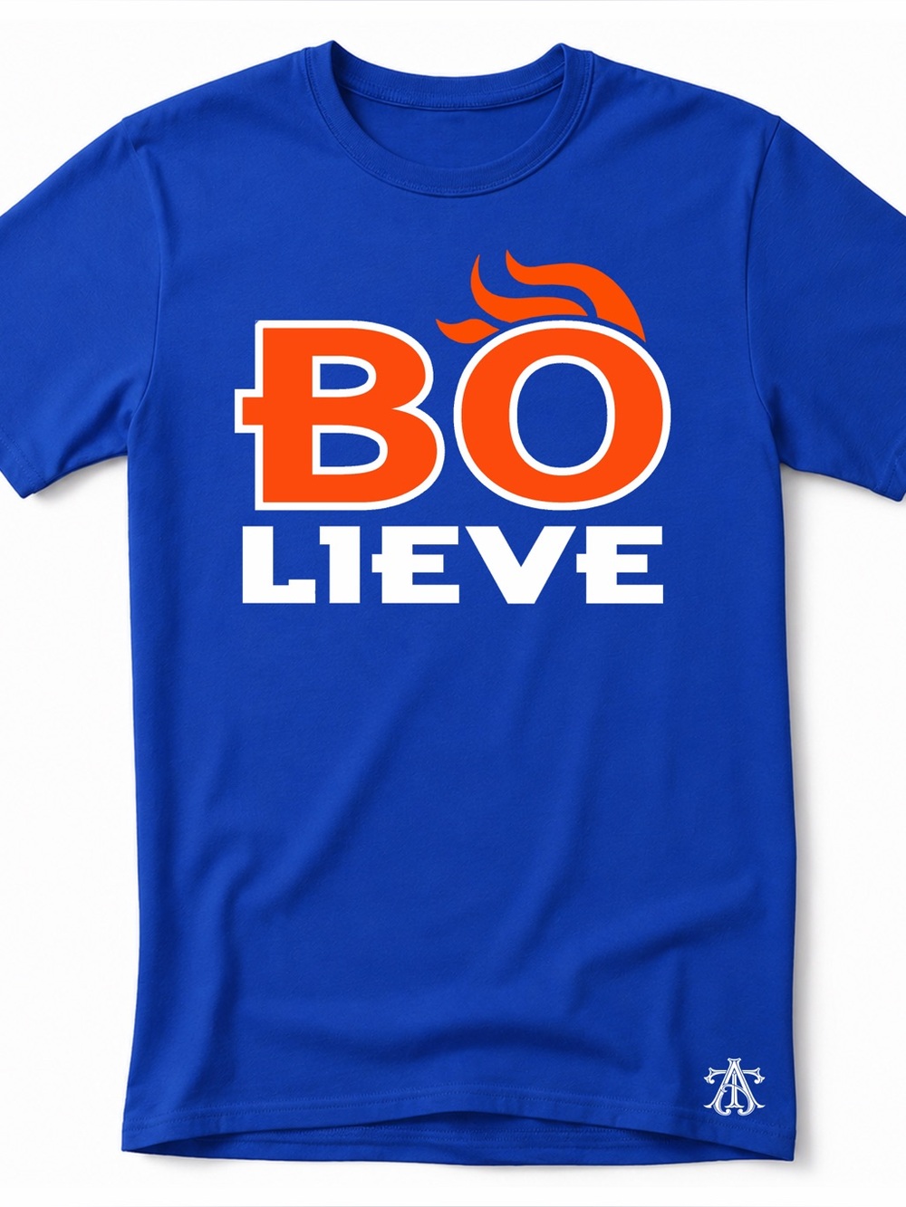 BO-LIEVE, Denver Broncos Football T-Shirt - Adult & Kids sizes
